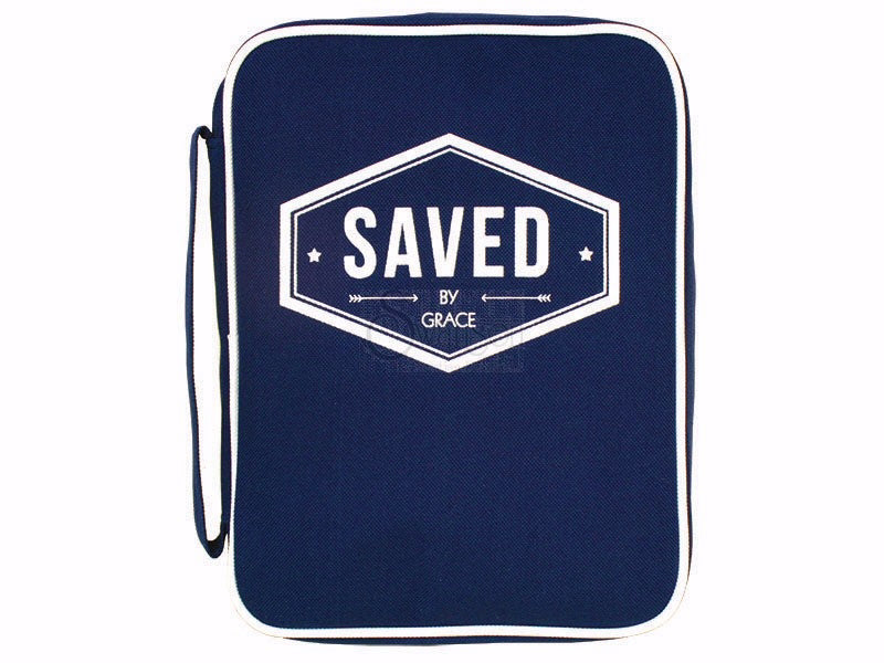 Bible Cover-Youth-Saved By Grace-Medium