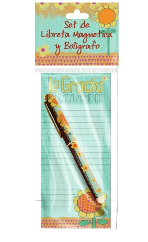 Listpad/Pen Set-Grace Every Moment (#24294)-Spanish