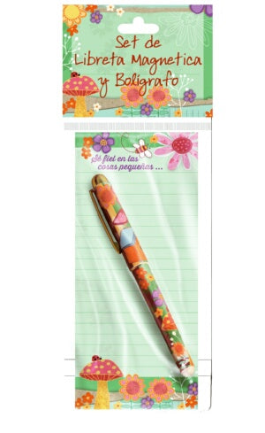 Listpad/Pen Set-Little Things (#24291)-Spanish