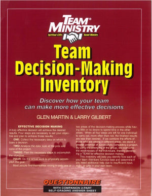 Team Decision-Making Inventory (Pack Of 100) (Pkg-100)