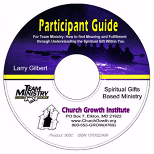 Team Ministry Participant Guide, PDF On CD