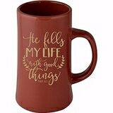 Mug-He Fills My Life With Good Things-13 oz (Macki