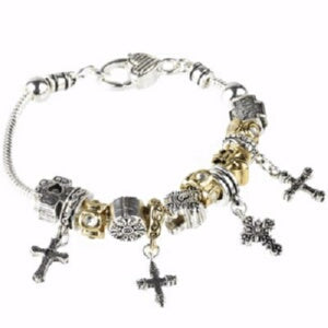 Eden Merry-4 Crosses Bangle-8" Bracelet
