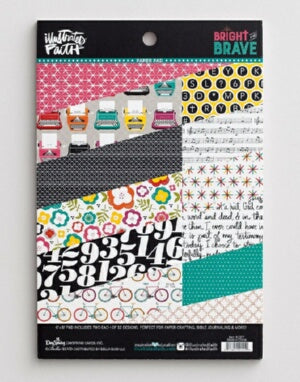Bible Journaling-Paper Pad-Bright & Brave (24 Shee