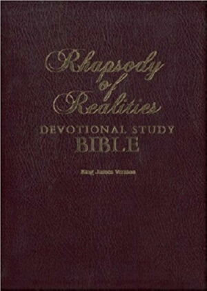KJV Rhapsody Of Realities Devotional Study-Brown B