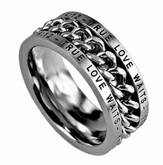 Chain-True Love Waits (Mens)-Sz  8 Ring