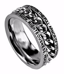 Chain-Armor Of God (Mens)-Size  9 Ring