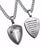 Silver R2 Shield Cross-Man Of God (24"Cha Necklace