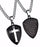 Black R2 Shield Cross (John 3:16) (20" Ch Necklace