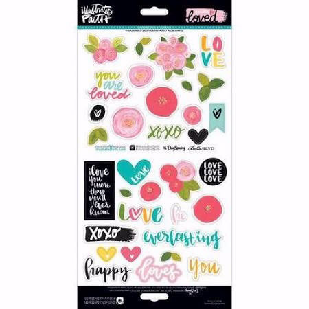 Bible Journaling-Cardstock Stickers-You Are Loved