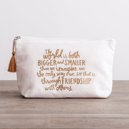 Cosmetic Bag-The World (11 x 6.25 x 2.5)