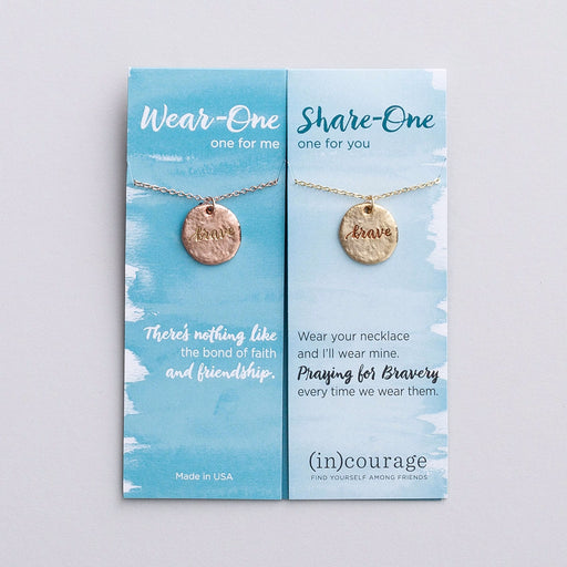 Necklace Set-Wear One-Share One-Brave (18")
