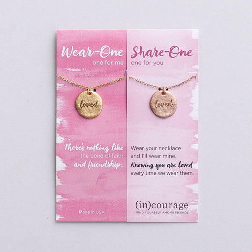 Necklace Set-Wear One-Share One-Loved (18")