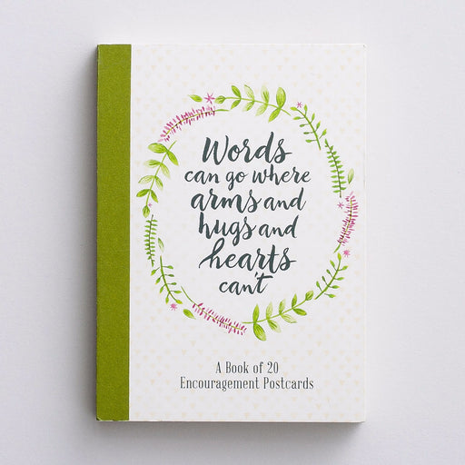 Encouragement Postcard Book-Words (Pack Of 20) (Pkg-20)
