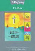Card-Boxed-Easter-He Is Risen (Box Of 12) (Pkg-12)