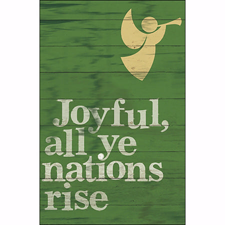 Bulletin-Rustic Star: Joyful All Ye Nations Rise (Christmas) (Pack Of 100) (Pkg-50)