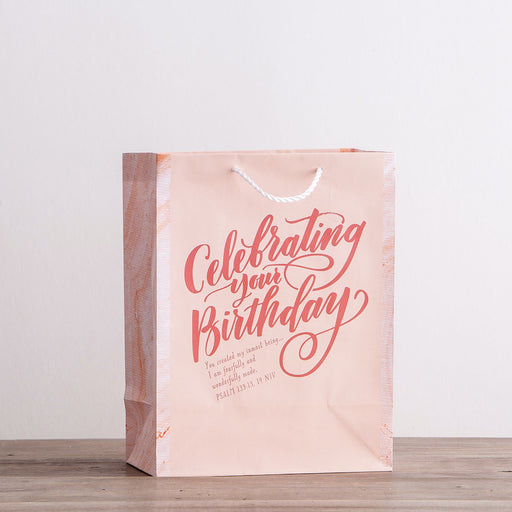 Gift Bag-Value-Celebrating Your Birthday-Psalm 13:13-14-Large
