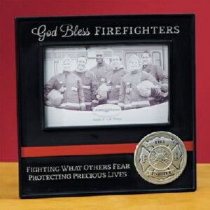 Photo Frame-God Bless Firefighters (Jan)