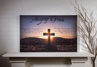 Canvas-Amazing Grace w/Timer (Radiance Lighted) (22 x 34)