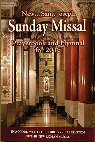 New St. Joseph Sunday Missal: Prayerbook And Hymnal For 2017