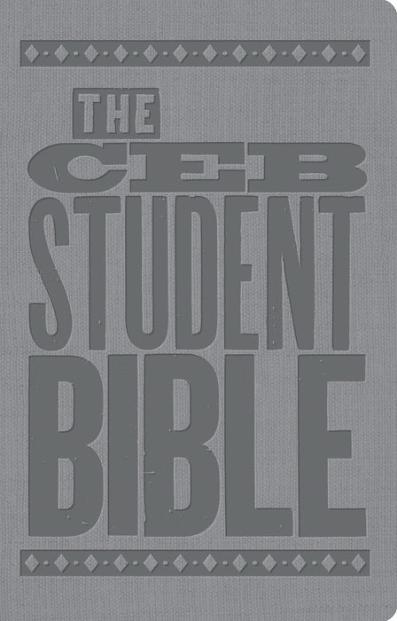 CEB Student Bible For United Methodist Confirmation-Gray DecoTone