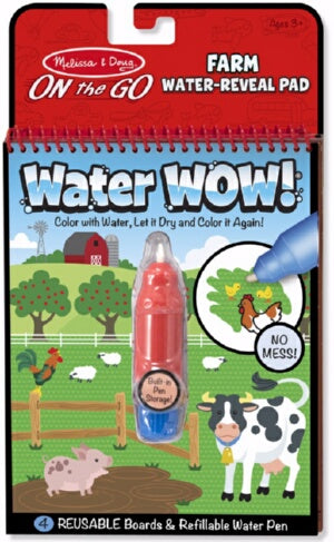 Water Wow!: Farm Animals Activity Book (Ages 3+)