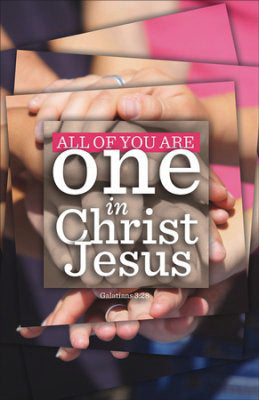 Bulletin-All Of You Are One In Christ Jesus (Galatians 3:28) (Pack Of 100) (Pkg-100)