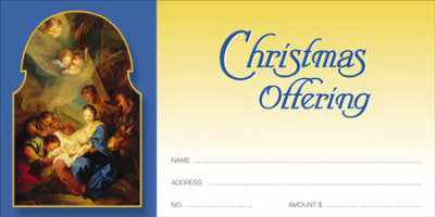 Offering Envelope-Born The King Of Angels (Christmas) (Pack Of 100) (Pkg-100)