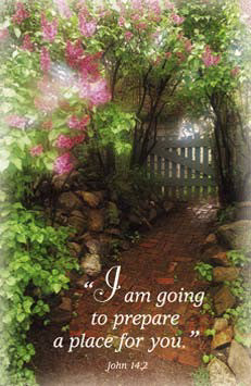 Bulletin-I Am Going To Prepare A Place For You (John 11:25) (Pack Of 100) (Pkg-100)