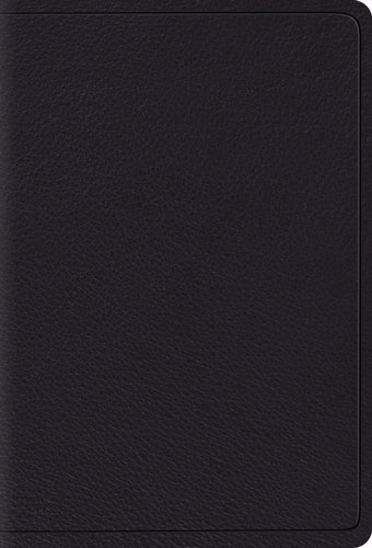 ESV Compact Bible/Large Print-Black Top Grain Leather