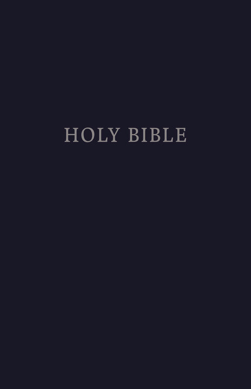 KJV Large Print Pew Bible (Comfort Print)-Navy Blue Hardcover
