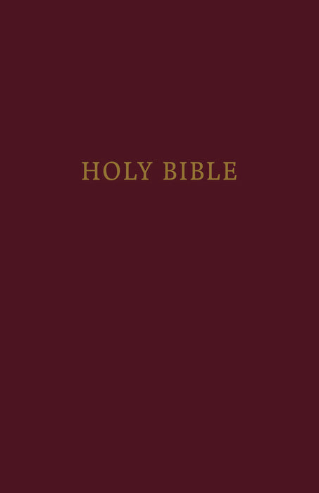 KJV Large Print Pew Bible (Comfort Print)-Burgundy Hardcover