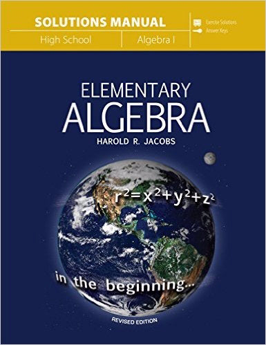 Master Books-Elementary Algebra Solutions Manual (9th Grade)