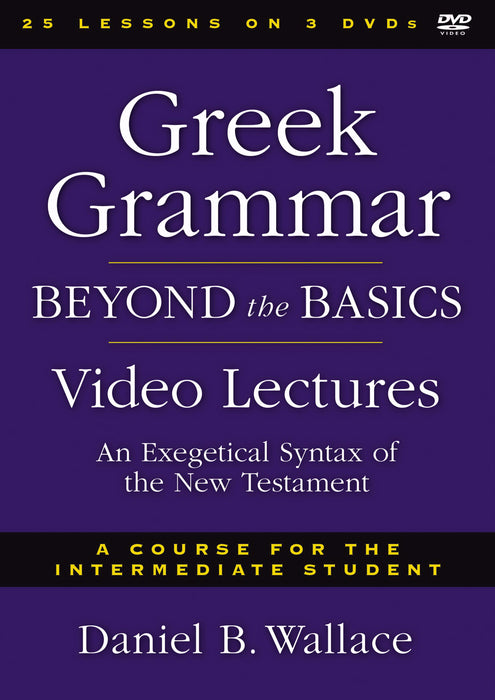 DVD-Greek Grammar Beyond The Basics Video Lectures