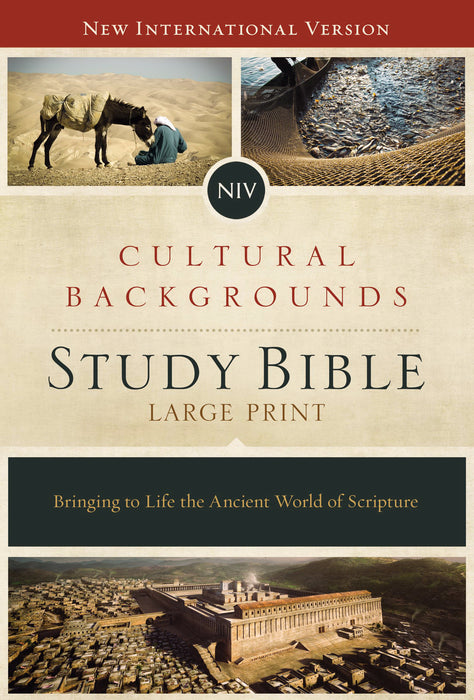 NIV Cultural Backgrounds Study Bible/Large Print-Hardcover