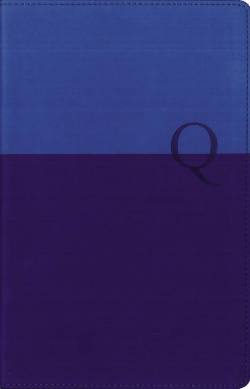 NIV Quest Study Bible/Personal Size-Blue Leathersoft Indexed