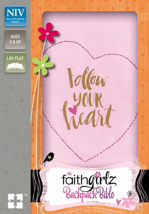 NIV FaithGirlz! Backpack Bible/Compact-Pink Leathersoft
