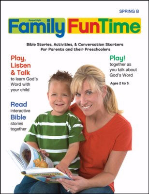 Gospel Light Spring 2019: Preschool/Pre-K/Kindergarten Family FunTime (Ages 2-5)-Year B (#2214)