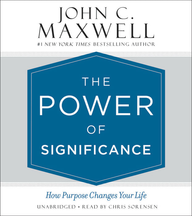 Audiobook-Audio CD-The Power Of Significance (Unabridged) (4 CD)