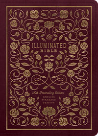 ESV Illuminated Bible-Art Journaling Edition-Burgundy TruTone