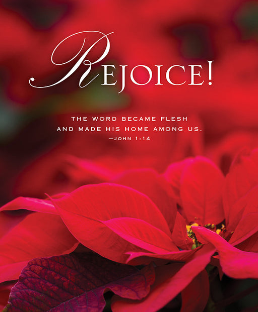 Bulletin-Rejoice/The Word Became Flesh (Joh1:14) (Christmas)-Legal Size (Pack Of 50) (Pkg-50)