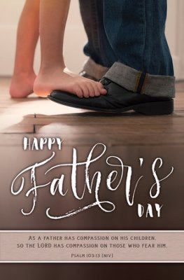 Bulletin-Happy Father's Day (Psalm 103:13) (Pack Of 100) (Pkg-100)