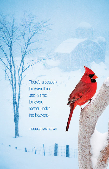 Bulletin-There's A Season For Everything/Winter (Ecclesiastes 3:1) (Pack Of 50) (Pkg-50)