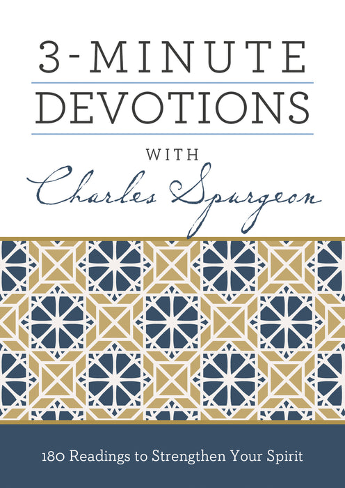3-Minute Devotions With Charles Spurgeon-Softcover