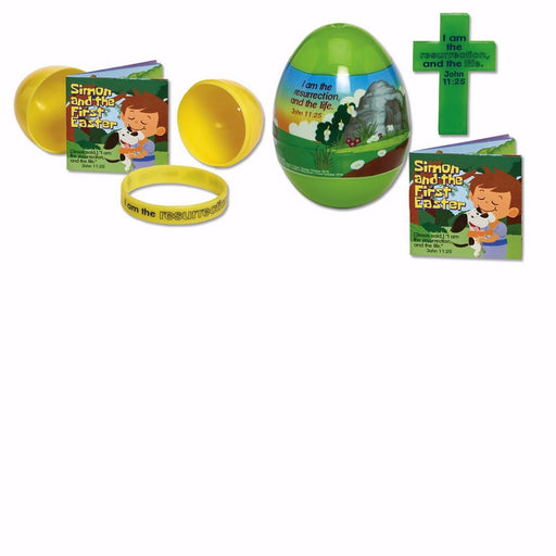 Jumbo Gospel Easter Egg-Display/24 (Pkg-24)