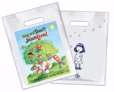Sing And Shout! Jesus Lives! Goodie Bag (9 x 12) (Pack Of 12)  (Pkg-12)