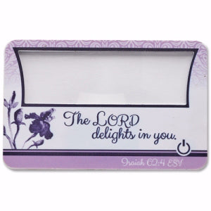 LED Magnifier w/Clear Pouch-Reflections: The Woman God Sees-Display/18 (Pkg-18)