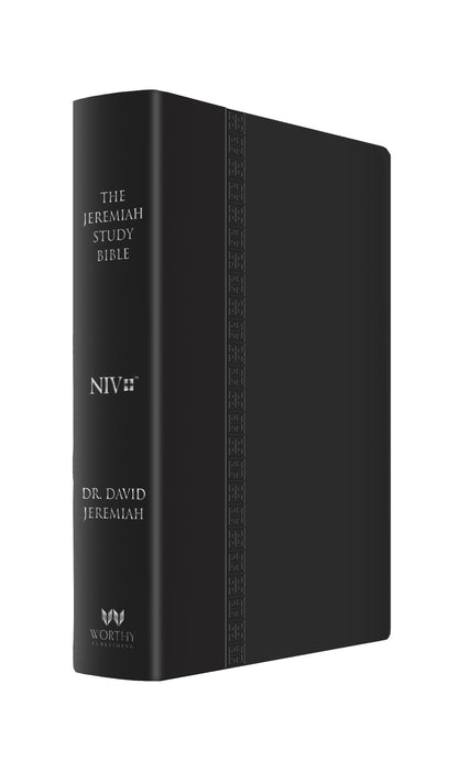 NIV Jeremiah Study Bible/Large Print-Black Leatherluxe w/Burnished Edges