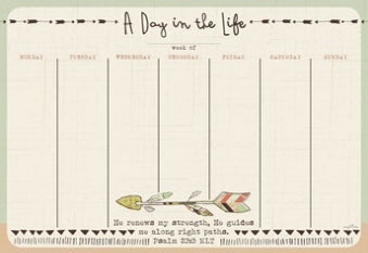 Planner-Dateless-He Guides Me (9 x 6-1/4)