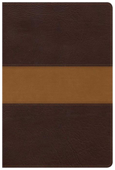 CSB Disciple's Study Bible-Brown/Tan LeatherTouch